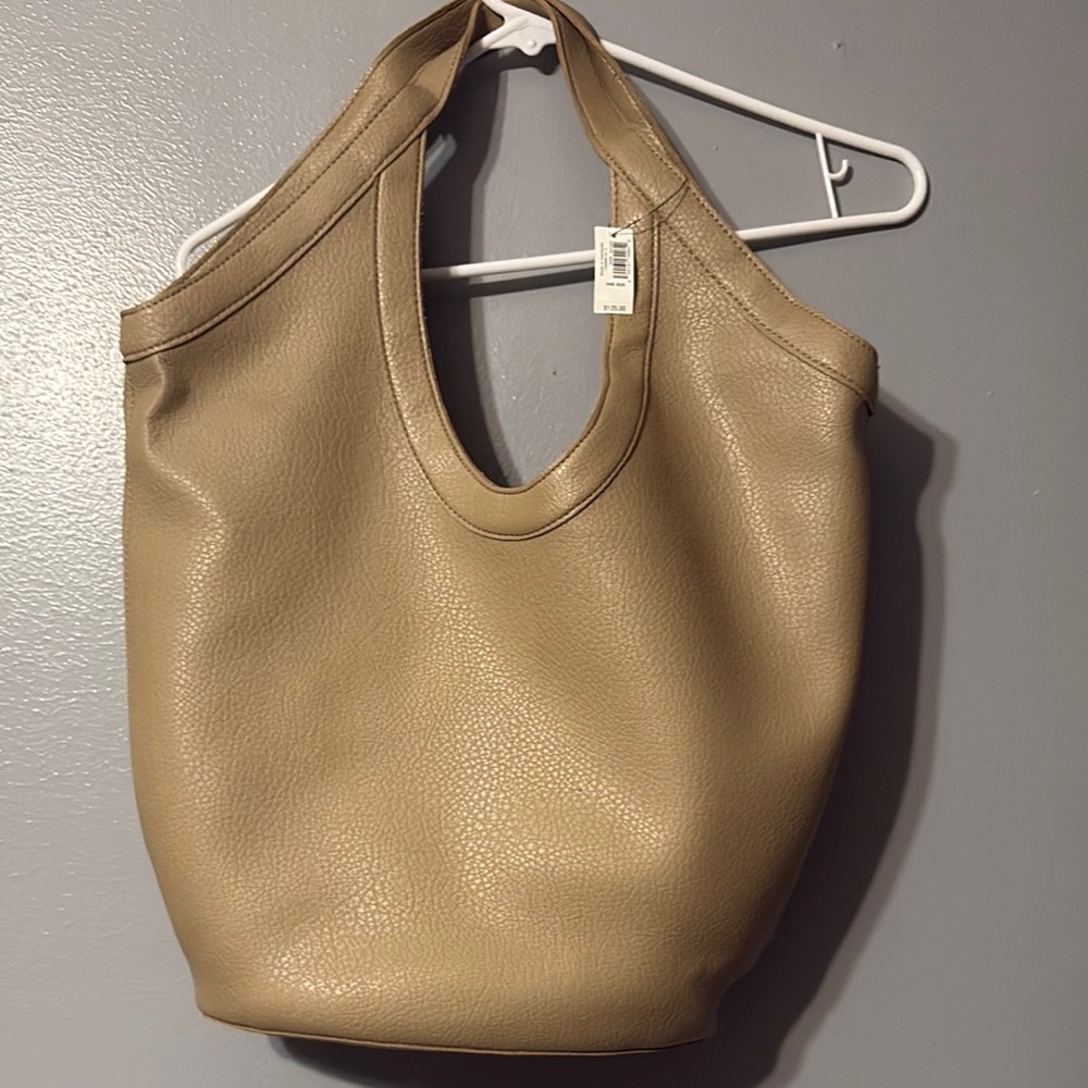 Elegant Tan Tote Bag
